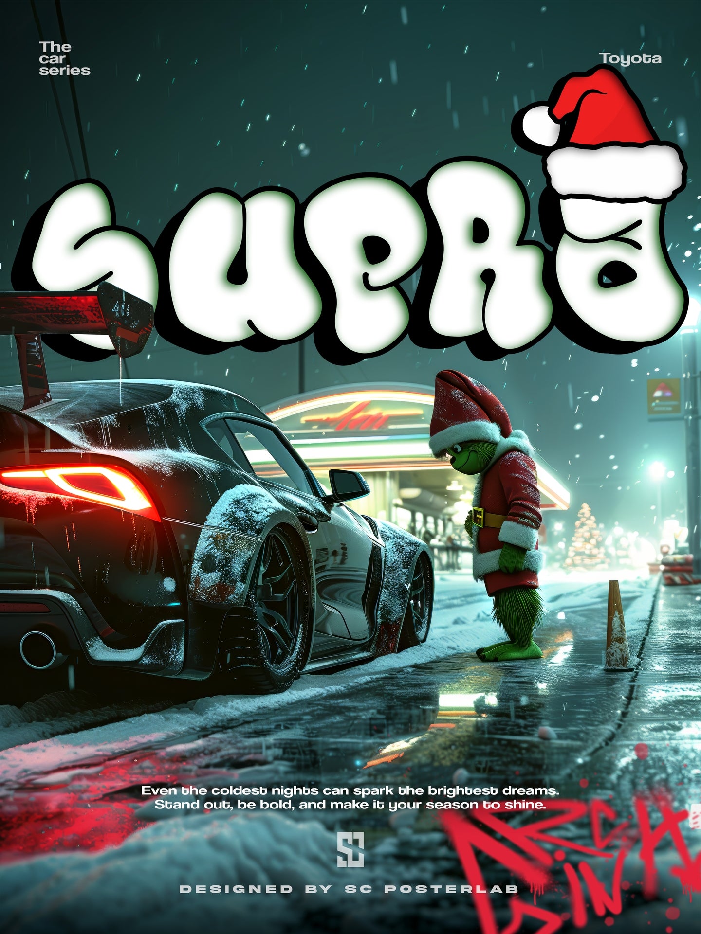 Toyota Supra MK5 | Grinch edition